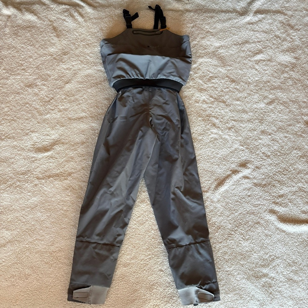 Kokatat Gray Waterproof Kayak Paddling Bib Pants Waders Mens Small Made in USA‎